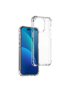 Прозрачен гръб ANTISHOCK за iPhone 15 Plus