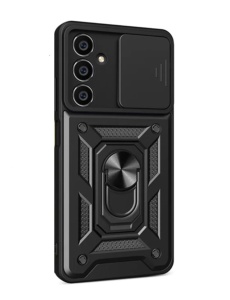 Противоударен черен гръб Camera Cover за Samsung A15