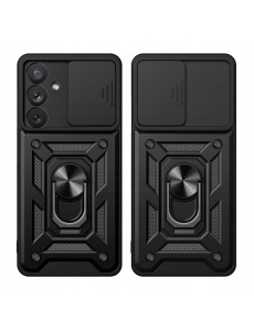 Противоударен черен гръб Camera Cover за Samsung A55