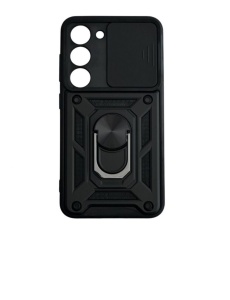 Противоударен черен гръб Camera Cover за Samsung S23