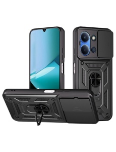 Противоударен черен калъф Camera Cover за Xiaomi Redmi 15C