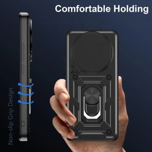 Противоударен черен калъф Camera Cover за Xiaomi Redmi Note 14 Pro 5G