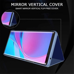 Розово Златен Тефтер Clear View за Samsung A20s с магнитно затваряне