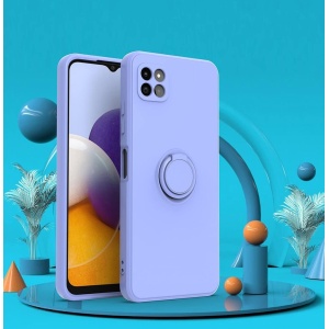 Светло Син калъф Ring Silicone Venus за Samsung A22 5G със защита от удари и надрасквания