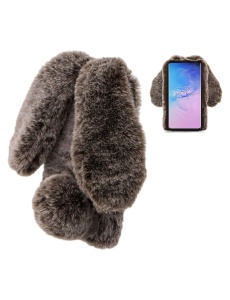 Сив плюшен гръб зайче BUNNY за Samsung A02s