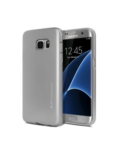 Силиконов Гръб iJelly в сив цвят за Samsung S7 Edge