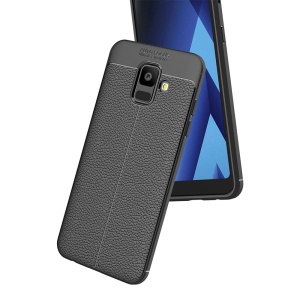 Силикон кейс Leather Autofocus за Samsung A6 2018