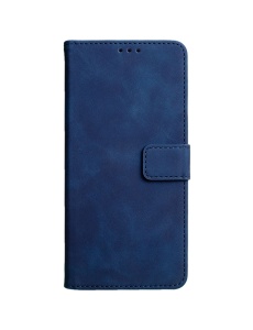 Син калъф тип тефтер за телефон Smart Velvet за Samsung S24 Ultra