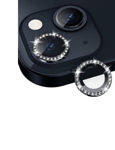 Стъклен Протектор с камъчета за камера за iPhone 15 Pro с 9H твърдост против драскотини