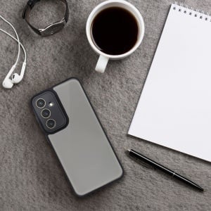Удароустойчив калъф с вграден протектор на задните камери VARIETE за Samsung Galaxy A16 5G Черен за защита на дисплея от удар