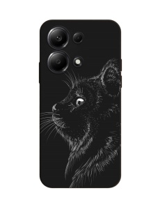 Флуоресцентен силиконов светещ в тъмното висококачествен калъф ЛУКСОС за Xiaomi Redmi 13C