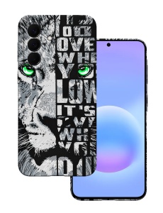 Флуоресцентен силиконов светещ в тъмното висококачествен калъф ЛУКСОС за Samsung Galaxy A57