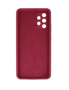 Цвят вишна силиконов калъф POLY за Samsung A52