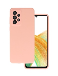 Цвят праскова силиконов гръб POLY за Samsung A13 4G