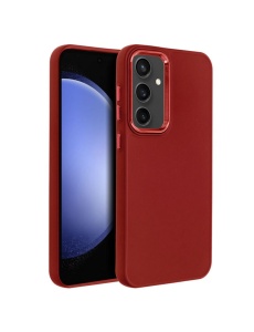 Червен гръб Satin Case за Samsung S23 FE