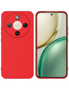 Червен силиконов гръб POLY за Honor Magic 8 Lite