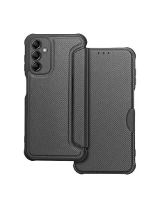 Черен елегантен калъф тип тефтер Razor за Samsung Galaxy A35 с място за карти и банкноти