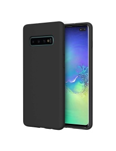Черен Силиконов Гръб POLY за Samsung S10 Plus