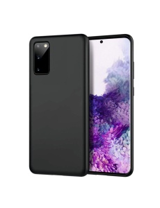 Черен Силиконов Гръб POLY за Samsung S20 Plus
