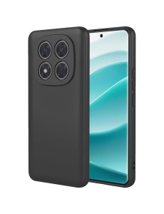 Черен силиконов гръб POLY за Xiaomi Redmi Note 15 Pro Plus 5G