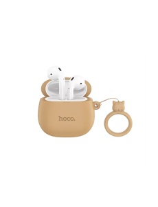 Bluetooth слушалки Hoco EW45 True wireless тъмно жълти със стабилна Bluetooth връзка