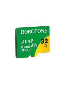 Borofone карта с памет MicroSD 32GB SDHC Class10 90MB s съвместима с телефони и таблети