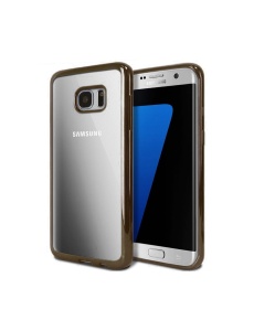 Electroplate Corner силиконов гръб с черен кант за Samsung S7