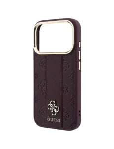 Original Guess Case за 17 Pro Max съвместим с MagSafe, burgundy - Img 6