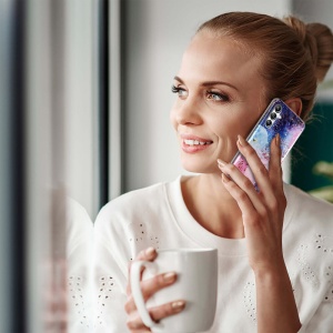 Елегантен ВИСОКОКАЧЕСТВЕН силиконов гръб Gold Glam за Samsung A21s