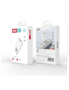 Зарядно устройство XO L64 20W QC3 0 PD white