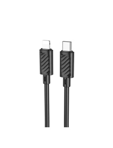 Кабел HOCO Premium X88 TYPE C to Lightning БЯЛ ЧЕРЕН за бърз пренос на данни