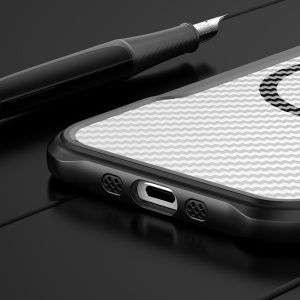 Карбонов Гръб Defender Carbon с MagSafe за iPhone 17 Air със защита от удари и надрасквания