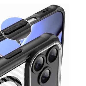 Карбонов калъф Defender Carbon с MagSafe за iPhone 17 Pro Max