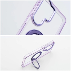 Кейс Frame Circle Stand за Samsung Galaxy A37, съвместим с MagSafe – лилав - Img 4