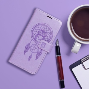 Лилав калъф тип тефтер Mezzo BOOK за Samsung Galaxy S25 Ultra