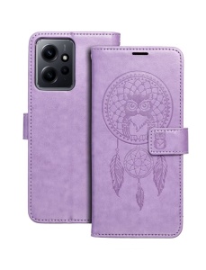 Лилав калъф тип тефтер Mezzo BOOK за Xiaomi Redmi Note 12 Pro