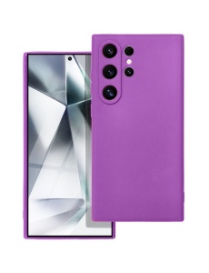 Лилав силиконов гръб POLY за Samsung S24 Ultra