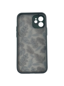 Нежен син гръб Blue Flowers за IPHONE 12