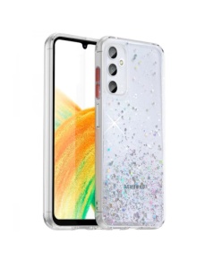 Полупрозрачен силиконов гръб BRILIANT за Samsung A54