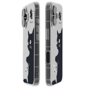 Прозрачен калъф с принт на котки Ultra Trendy Cat Case за Samsung Galaxy A56