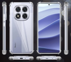 Прозрачен кейс ANTISHOCK за Xiaomi Redmi Note 15 Pro 4G