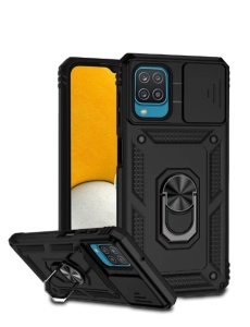 Противоударен черен калъф Camera Cover за Samsung A12