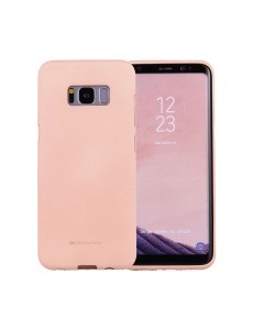 Розово Златен Силиконов Гръб Mercury Soft Feeling за Samsung S8