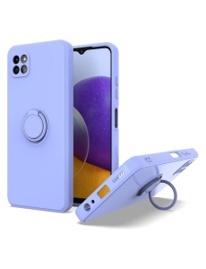 Светло Син Гръб Ring Silicone Venus за Samsung A22 5G