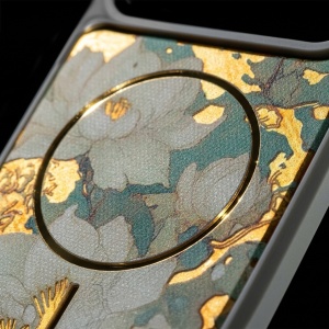 Сив гръб с декупаж и MagSafe "Golden Autumn" за iPhone 18 Pro Max - Img 8