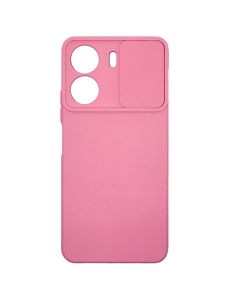Силиконов гръб CAMSHIELD розов за Xiaomi Redmi 13C