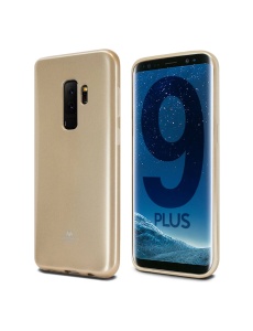 Силиконов Гръб Jelly Case в златно за Samsung S9 Plus