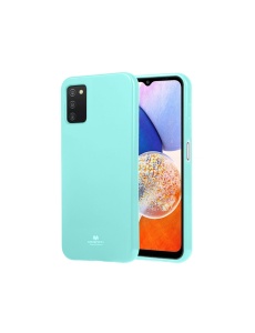Силиконов Гръб Jelly Case в ментово зелено за Samsung A03s