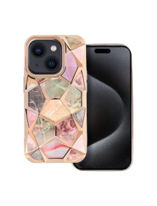 Силиконов гръб Twinki с цветно фолио за Iphone 15