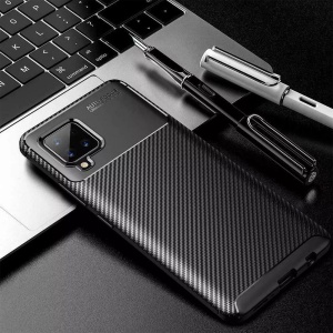 Силикон гръб Carbon за Samsung A22 4G със защита от удари и надрасквания
